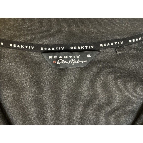 Dark Grey Very Soft Yoga Full Zip Funnel Neck XL Workout Athletic Athlesiure - Picture 4 of 6